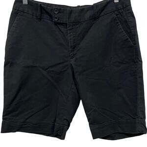 Women's Banana Republic Jackson Fit Bermuda Shorts Black Size 14L